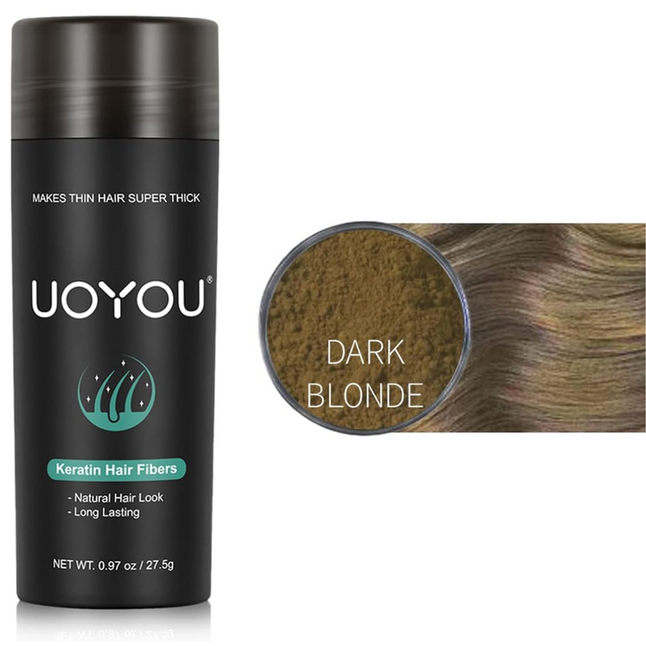 Hair Fibres for Thinning Hair - 27.5g Bottle with {Applicator} - UOYOU