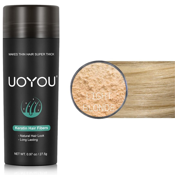 Hair Fibres for Thinning Hair - 27.5g Bottle with {Applicator} - UOYOU