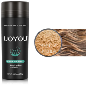 Hair Fibres for Thinning Hair - 27.5g Bottle with {Applicator}