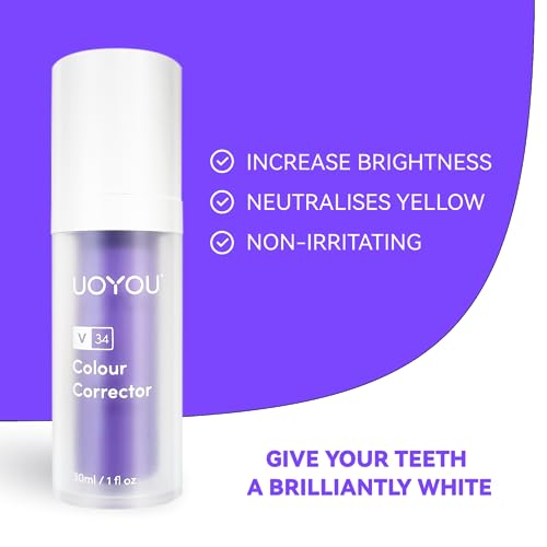 Purple Teeth Whitening Toothpaste - V34 Purple Corrector Toothpaste