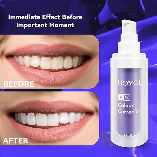 Purple Teeth Whitening Toothpaste - V34 Purple Corrector Toothpaste